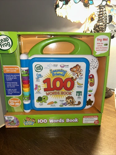 LEAP FROG 100 WORDS BOOK W/LIGHTS & SOUNDS. NEW - Picture 1 of 6