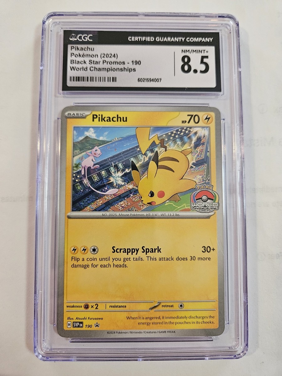 Buy Pikachu 190 Sv: Scarlet & Violet Promo Cards Regular online | eBay