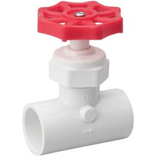 3/4 In. SOLV x 3/4 In. SOLV PVC Stop Valve 105-404  Series 105-404 3/4 In. SOLV