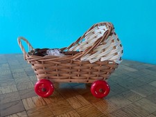 Stubenwagen Korb    Puppenhaus Puppenstube 1:12 dollhouse  bassinet