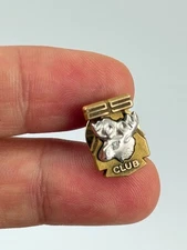 Loyal Order of the Moose 10K Gold Plate 25 Club Pin Masonic Freemasons Lodge