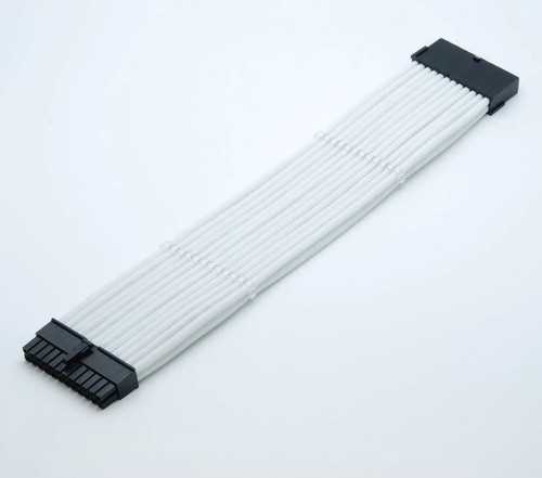 24pin ATX Motherboard 30cm White Sleeved Extension + 2 Cable Combs - Picture 4 of 4