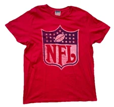 Junk Food- NFL Football Logo Men’s Red T-Shirt Sz Large L