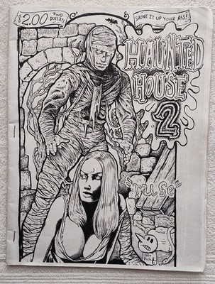Vtg 2000 Haunted House #2 Underground Horror Comic Joseph Sweeden Zine Adult