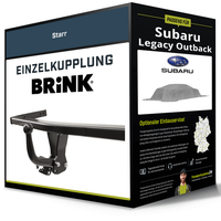 Starre AnhäNgerkupplung FüR Subaru Legacy Outback 03- Typ Bl/Bp Brink NEU