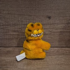 Vintage Dakin Garfield Cat Swivel Head Clip-On Hugger Gripper 3.5" Plush