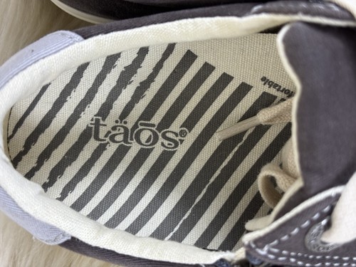 Taos Z Soul Women’s Size 7 Graphite Light Grey Distressed Comfort Sneaker - Picture 3 of 7