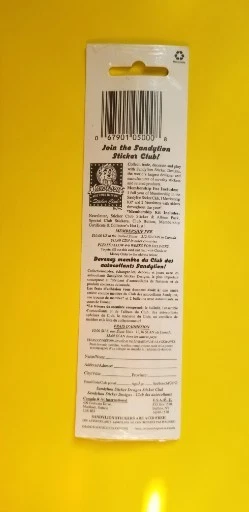 Vintage Sandylion Prismatic Smiley FACES Sticker Sheet NOS - Image 2 of 4