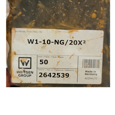 Wirtgen Group W1-10-NG/20X2 Pick 2642539 for Asphalt/Concrete Paver Qty 50