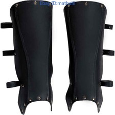 Guerriero vichingo guardie gambe Greaves Halloween cosplay armatura gambe puntelli
