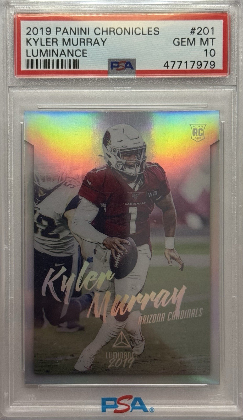 Kyler Murray Panini Chronicles Luminance #201 Base