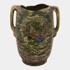 Roseville Imperial I Brown 1924 Vintage Arts And Crafts Pottery Ceramic Vase