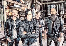 Three Days Grace ROCK BAND autographs, In-Person signed photo