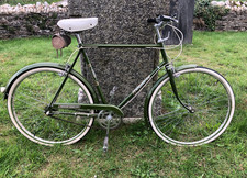 Vintage Triumph Traffic Master Bicycle – Classic Green 3-Speed – Brooks saddle