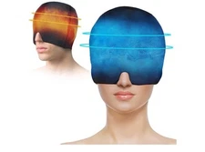 Hot and Ice Head Wrap Cold Compress for Tension Relief, 360° Gel Coverage