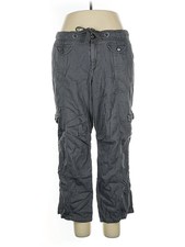 Assorted Brands Women Gray Cargo Pants 16 Petites