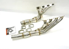 OBX Stainless Long Tube Manifold 90-95 Corvette ZR1 LT5 C4 Full Length w Bolts