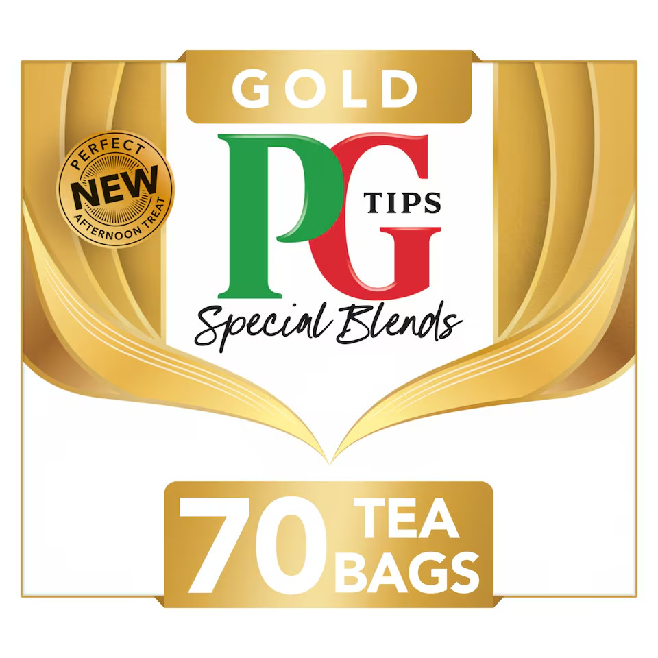 PG Tips Special Blend Gold 70S Box 203G - Pack (6) - Image 2