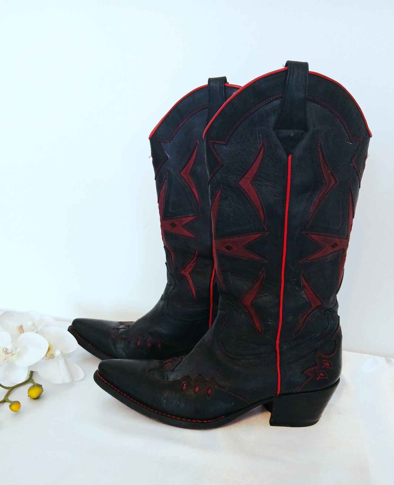 Jeffery West 'QUATRO' Handmade Mid Leg Festival Leather Boots UK5/38 RRP £395 image 6