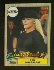 2017 Topps Heritage WWE NXT Future Stars Liv Morgan Rookie RC #7