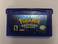 Pokemon: Sapphire Version Game Boy Advance, 2003 Save Tested dry battery