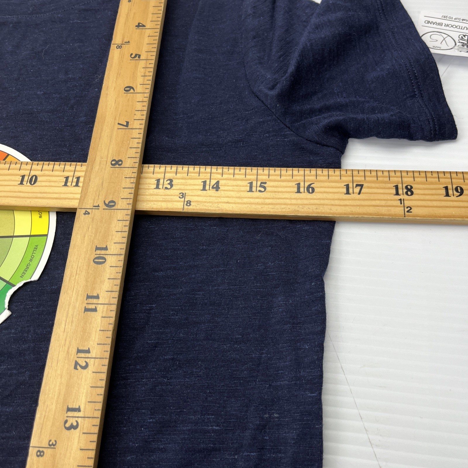 Icebreaker T Shirt Women's XS Blue Merino Linen Tee IB0A56ON401 Travel New