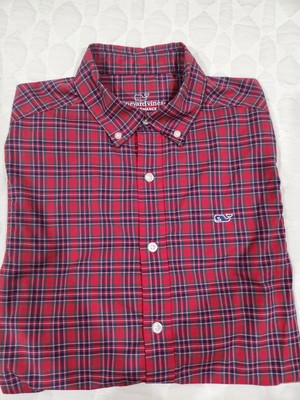 Vineyard Vines Performance Classic Fit Whale Shirt Long Sleeve XS