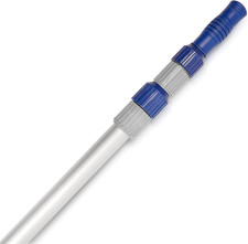 12 FT Telescopic Swimming Pool Pole - Adjustable 2 Piece Aluminum Pool Pole for
