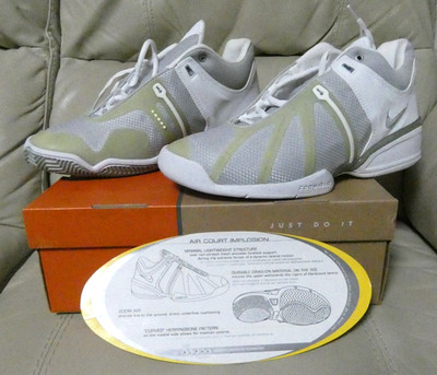 ANDRE AGASSI NIKE AIR COURT IMPLOSION MID SHOES, MEN 9 US, 8UK, 42.5 E, NEW BOX
