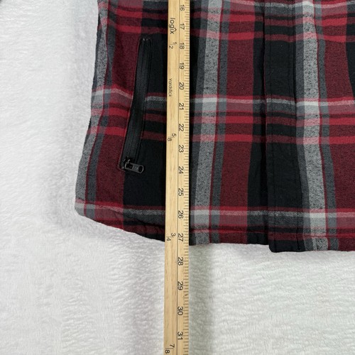 Burton Flannel Jacket Mens Small Snowboarding Plaid Lined Shacket Skater Grunge - Picture 7 of 7