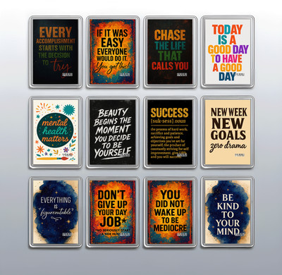 Kühlschrankmagnet Positive Affirmation - Achtsamkeitsgeschenk für Küchendeko