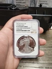2016-W LETTERED EDGE $1 PROOF AMERICAN SILVER EAGLE, 1 OZ .999 NGC PF70UCAM 30th
