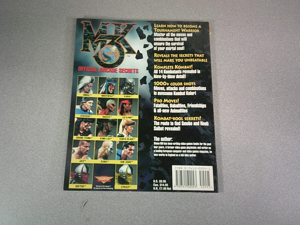 Official Mortal Kombat 3 Arcade Secrets Full-Color Game Guide - Image 2 of 3