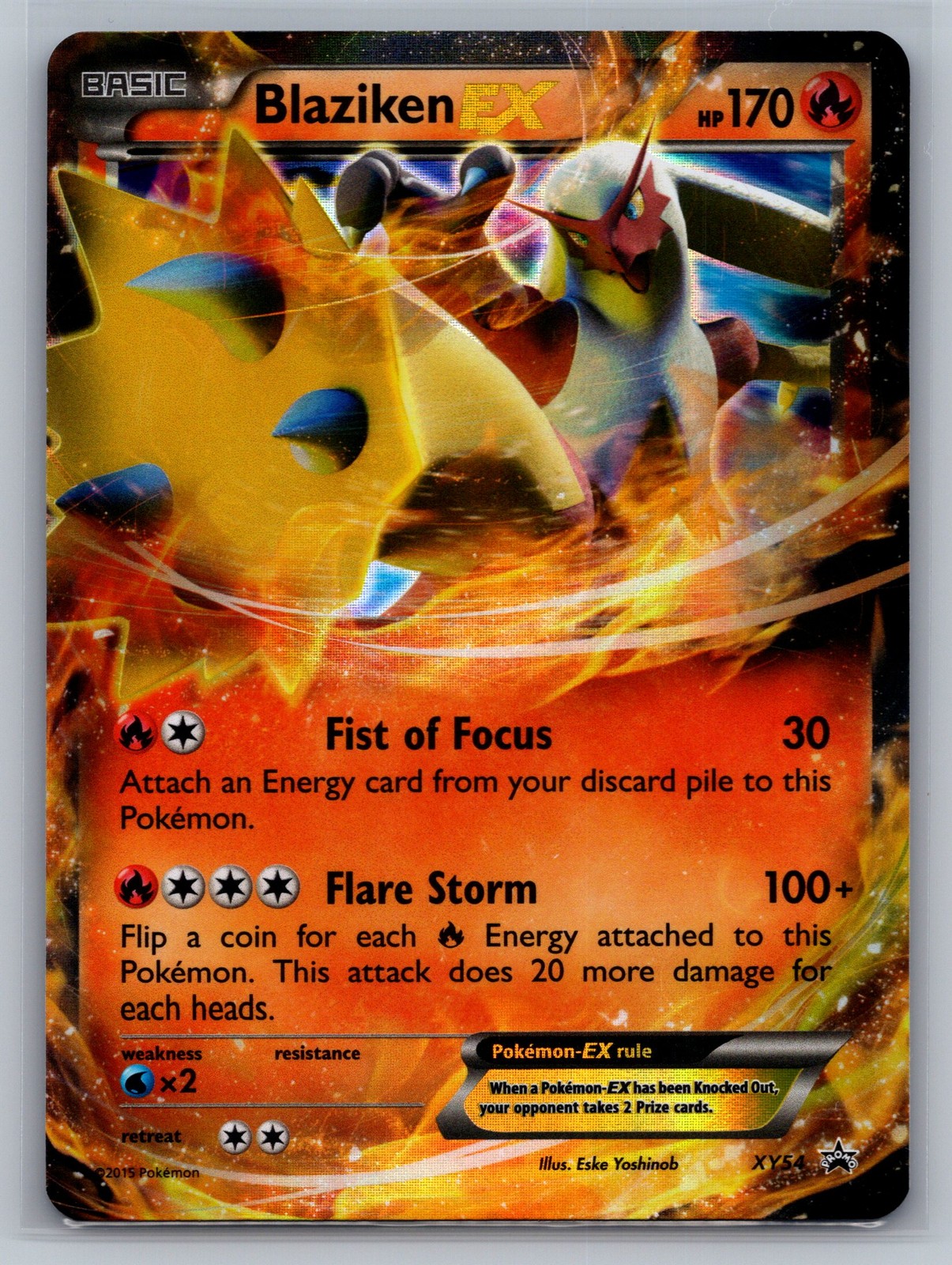 Blaziken EX XY Promos #XY54 Holo Pokemon Card