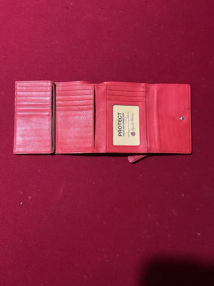 Cartera de cuero a presión Osgoode Marley para mujer con múltiples rayas RFID 5" NUEVA CON ETIQUETAS $55 ($95) Foto 2 de 4