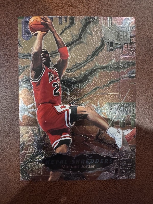 1996 Skybox Metal Michael Jordan #241 Bulls **read**