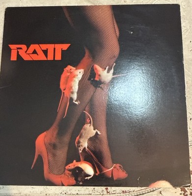 Ratt Self-titled 12  Vinyl LP, 1983 Time Coast Records, 90245-1-Y