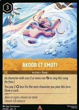 Disney Lorcana Winterspell Akood Et Emuti Non-Foil Rare 29/204