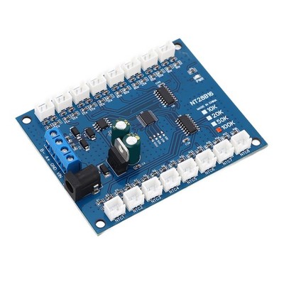 16 Channel RS485 Temperature Data Logger Modbus RTU 100K