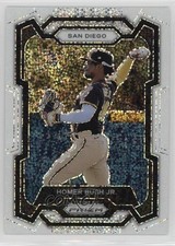 2024 Panini Prizm White Sparkle Prizm Homer Bush Jr #59 1u6