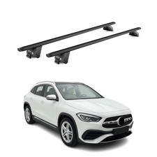 Dachträger für Mercedes GLA H247 2020-2026 100kg Aluminium Schwarz 2 tlg ABE Dachträger für Mercedes GLA H247 2020-2026 100kg Aluminium Schwarz 2 tlg ABE
