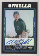 2005 Topps Chrome Black Refractor 196/200 Chad Orvella #237 Auto 7uo