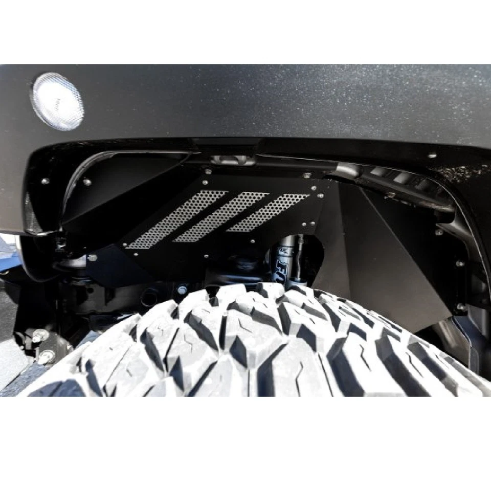 Go Rhino Front Wheel Black Inner Fender Liners Pair for Jeep Wrangler JK Foto 4 de 4