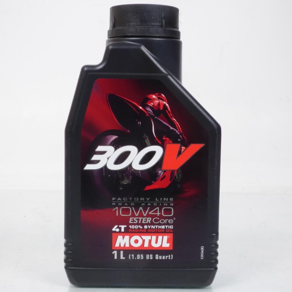 Huile Motul 300V 10W40 pour éliminer les bruits de boîte et protéger votre scooter