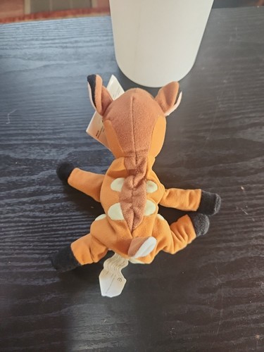 NWT Disney Store Plush Bambi Mini Bean Bag Deer Collectible Vintage - Picture 6 of 10