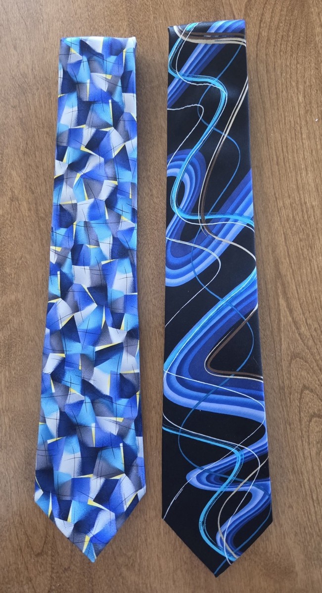 Jerry Garcia Ties Happy Birthday & Sun Movement (PAIR)
