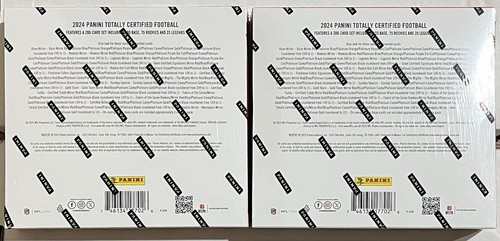 (2) 2024 Panini NFL Totally Certified Football TWO Premium Hobby Boxes - Picture 2 of 2