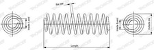 Ressort de suspension SP4006 MONROE pour RENAULT