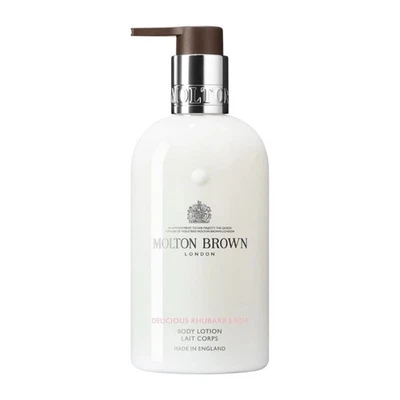 Molton Brown Delicious Rhubarb & Rose Body Lotion 300ML with Pump Christmas Gift