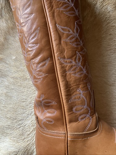 Stivali cowgirl donna Lucchese marrone chiaro salice taglia 6,5 B nuovi leggi! - Foto 12 di 21